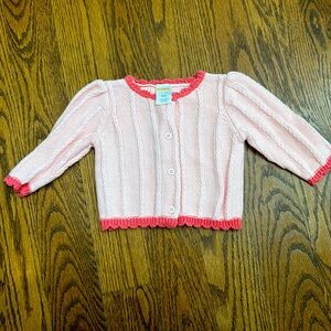 Pink Gymboree cardigan sweater